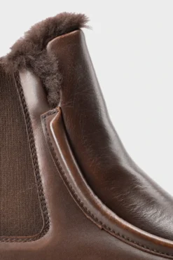 CPH725 vintage leather teddy brown
