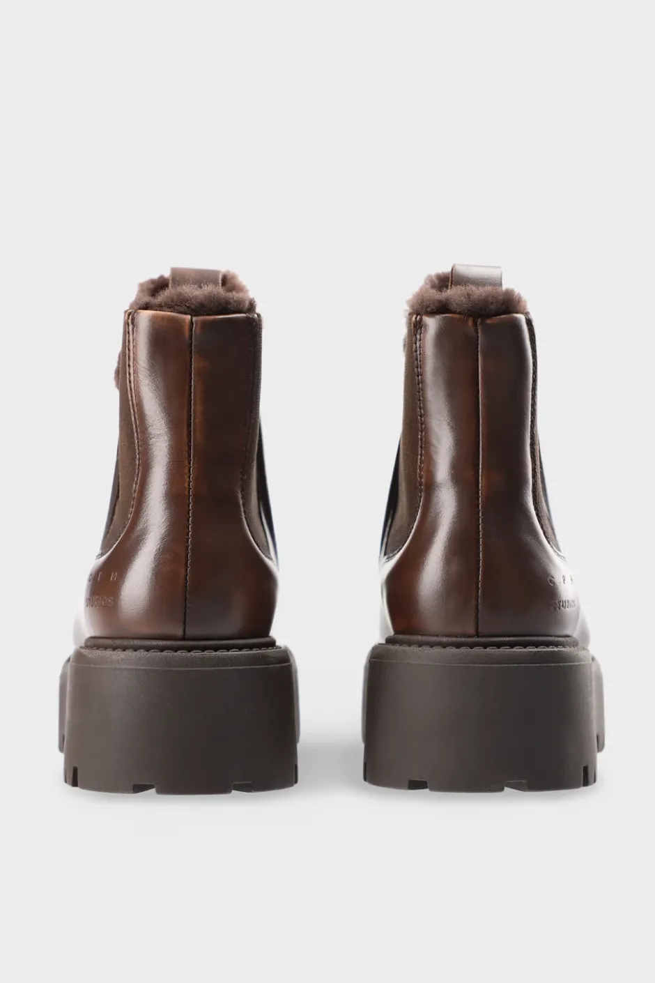CPH725 vintage leather teddy brown