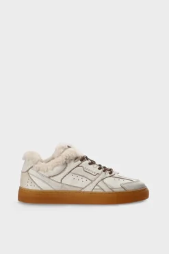 CPH63 vintage leather teddy cream