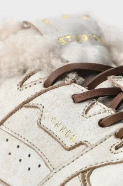 CPH63 vintage leather teddy cream