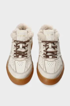 CPH63 vintage leather teddy cream