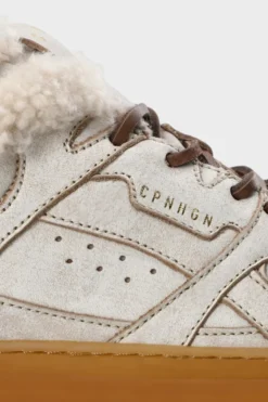 CPH63 vintage leather teddy cream